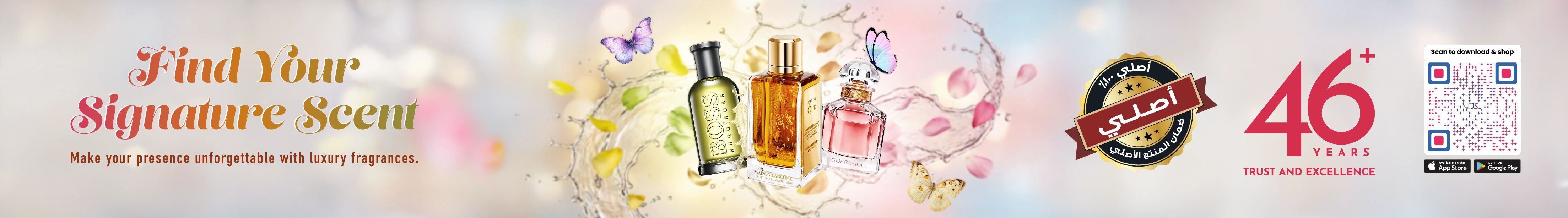 Men's Perfume Banner